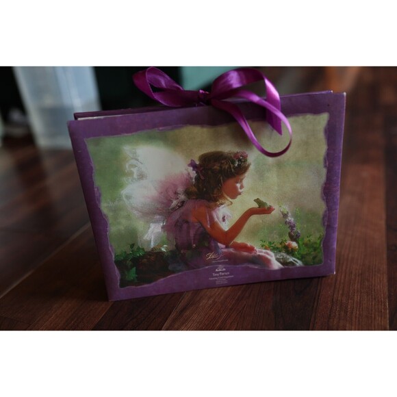 12 Pocket Lisa Jane Holiday Card Organizer With Ribbon Tie Fairycore Cottagecore - Picture 4 of 10